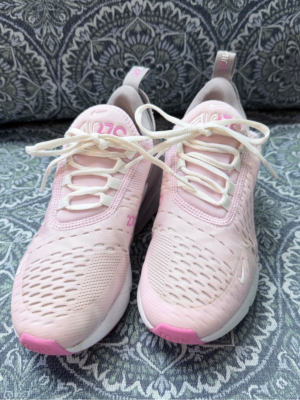 Nike Air Max 270 BG Pink Foam Sneakers IB4435-663 Youth Size 3.5Y Women's Sz 5